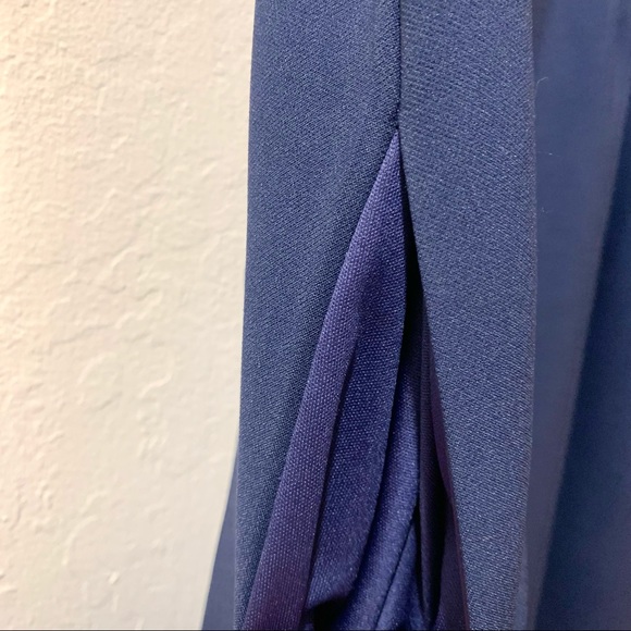 Lark & Ro Navy Sleeveless Square Neck A-Line Dress w/ Pockets - Size 8 (EUC) - Picture 4 of 10